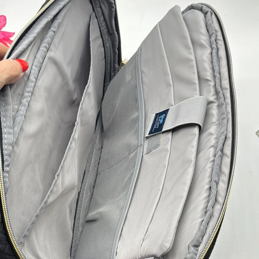 Bagsmart Black Quilted Computer Bag TOT7893B